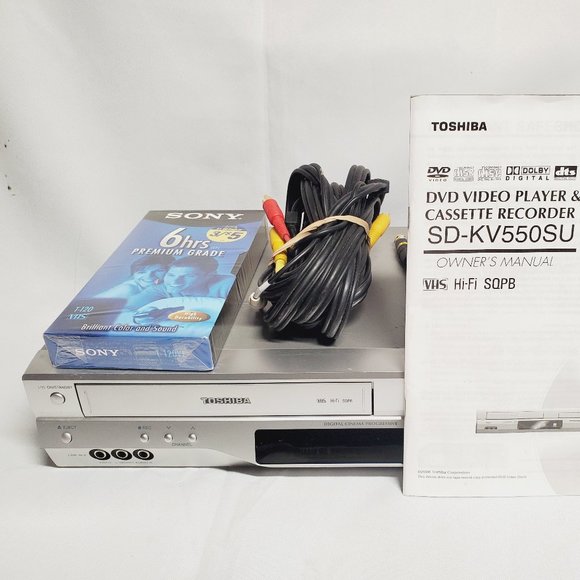 Toshiba Other Toshiba Sdv393su2 Dvd Vcr Combo Rca Cable Coax Blank